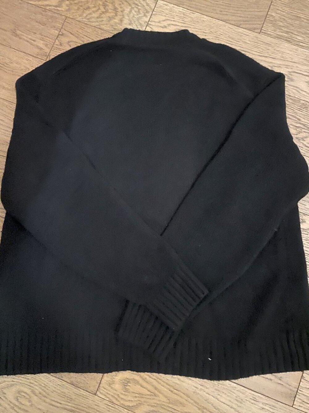 Abercrombie & Fitch Black Men's Size Small Cotton Blend Crew Neck Sweater - Picture 3 of 3